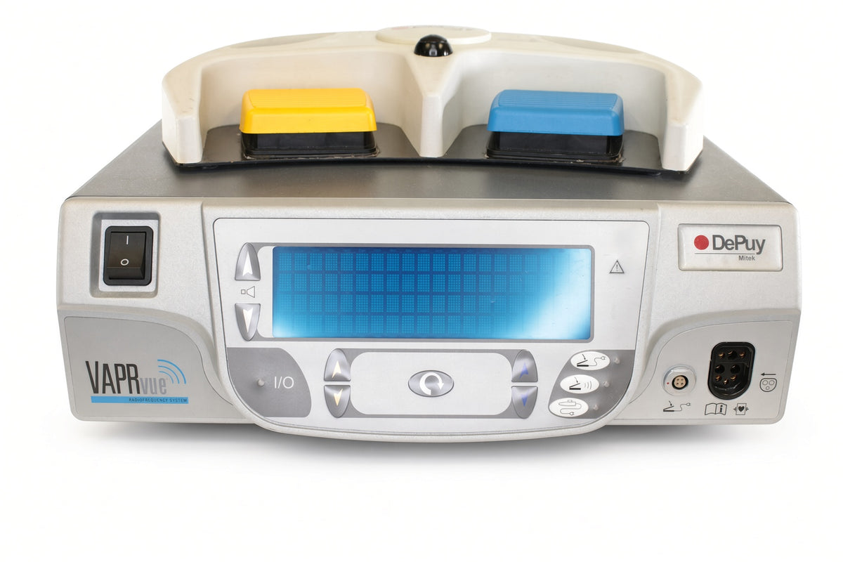 Depuy Mitek VAPR VUE Radiofrequency System with Wireless Footswitch - Speciality - pre-owned surgical equipment