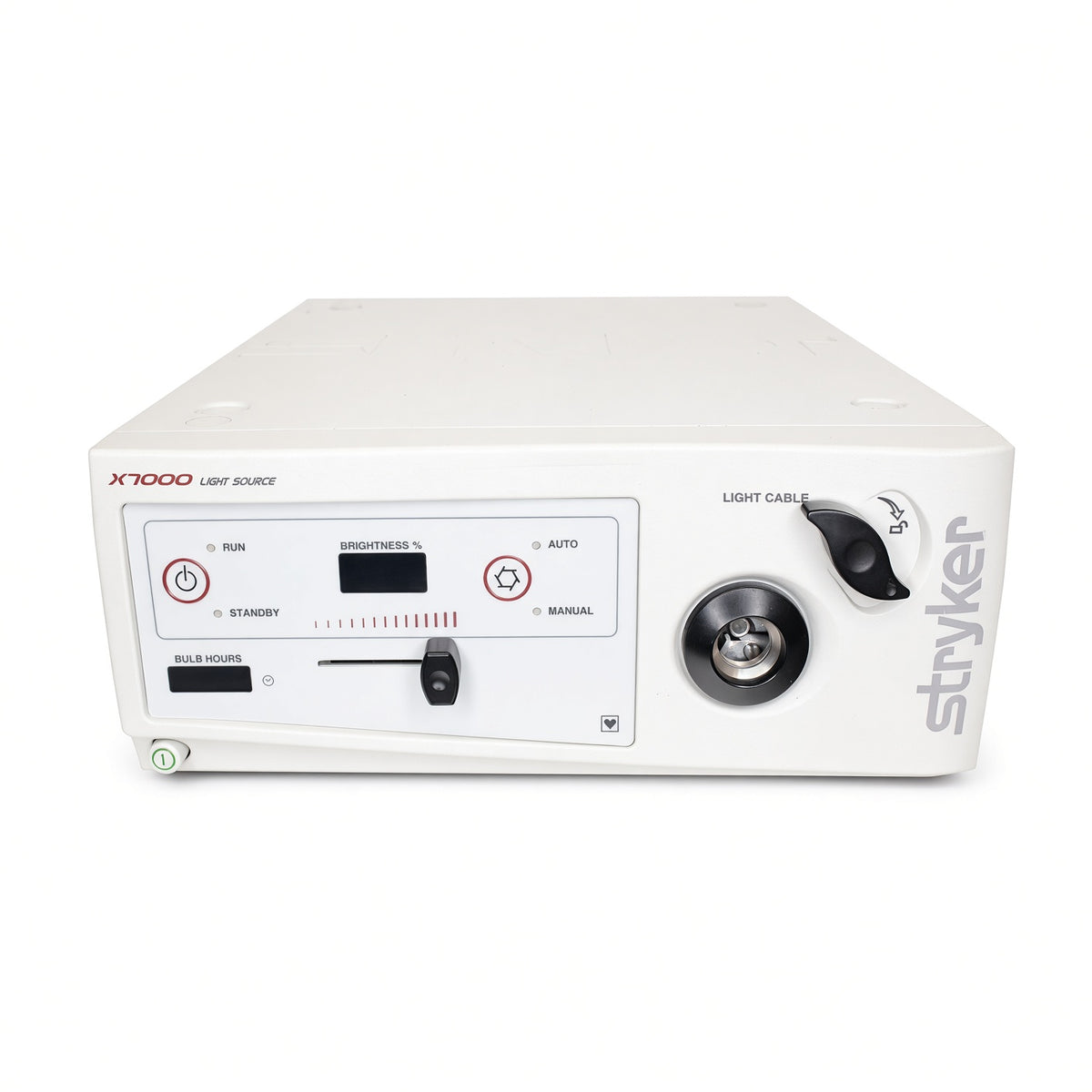 STRYKER X7000 ENDOSCOPE LIGHT SOURCE, PN 220-190-000 - NEW XENON LIGHT BULB - Light Sources - pre-owned surgical equipment